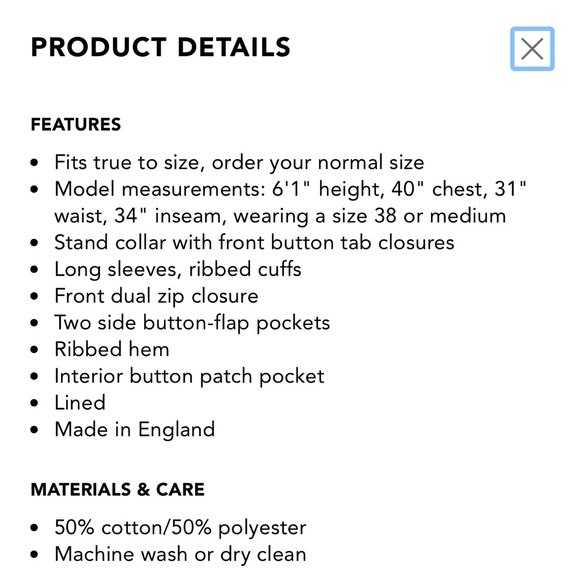 Baracuta G9 Harrington jacket Size 42 Like New - Picture 5 of 15